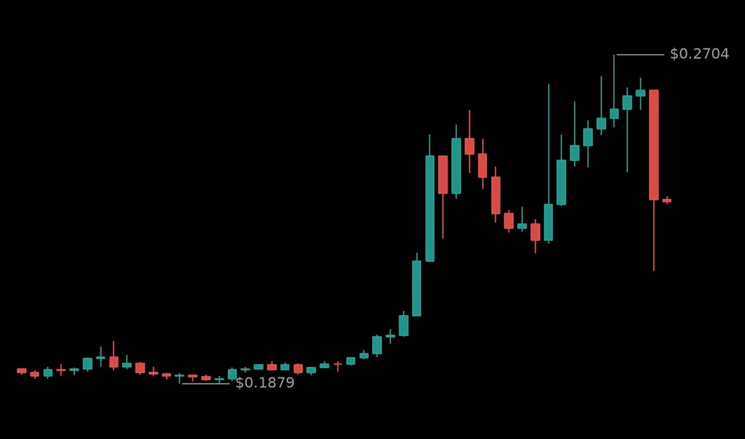 🔴 #MAGMAUSDT - 0.2341 (+21.42%)