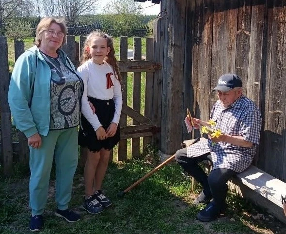 🎖️В канун празднования Дня великой Победы социальный работник социального обслуживания...