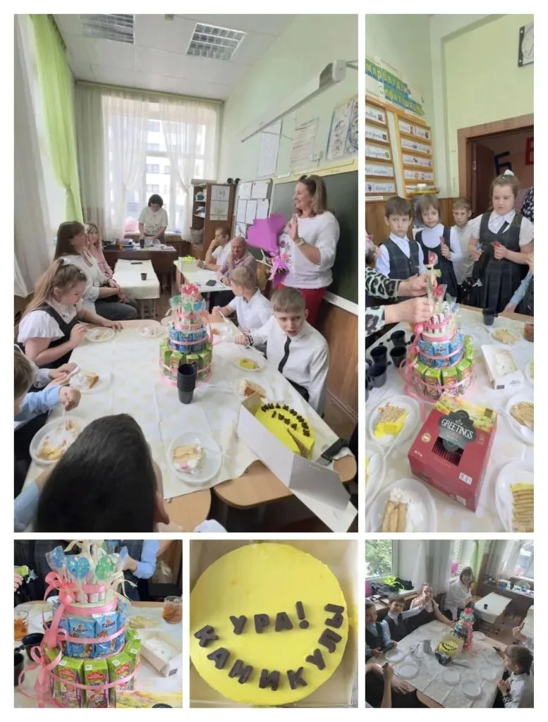 🎂Сладкий финал учебного года в 1 (тнр) классе!
🥳Родители и педагоги подарили детям незабываемый пр