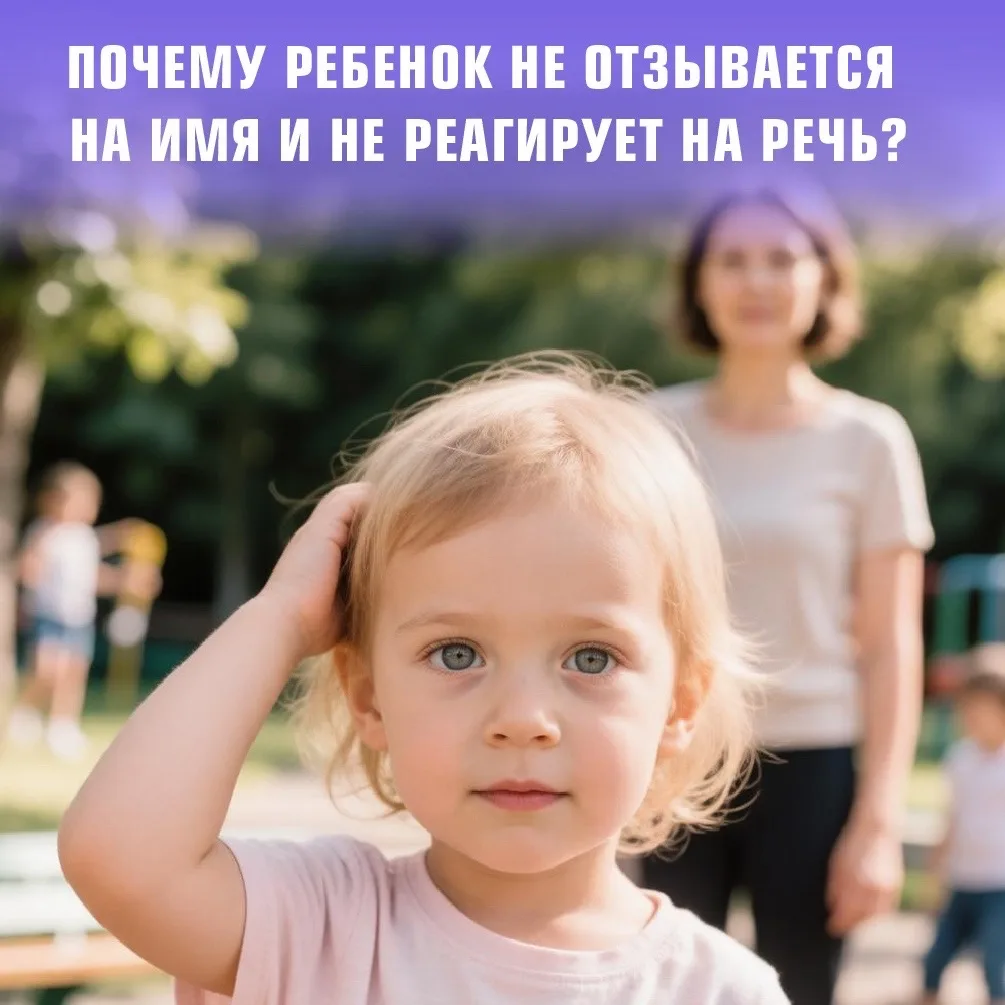 Ребенок не откликается на имя? Не реагирует на речь? В чем причина?