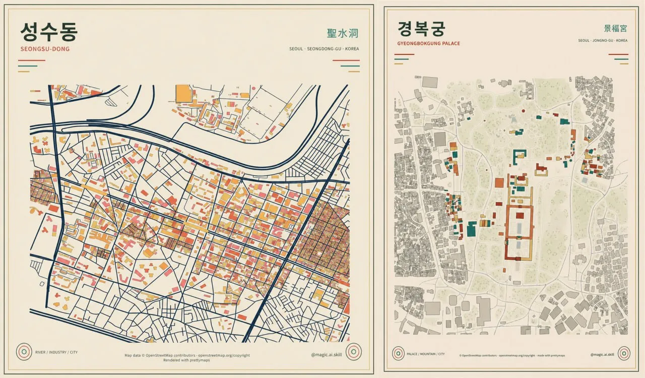 Превращаем свой район в красивую карту — бесплатный prettymaps рисует стильные схемы на...