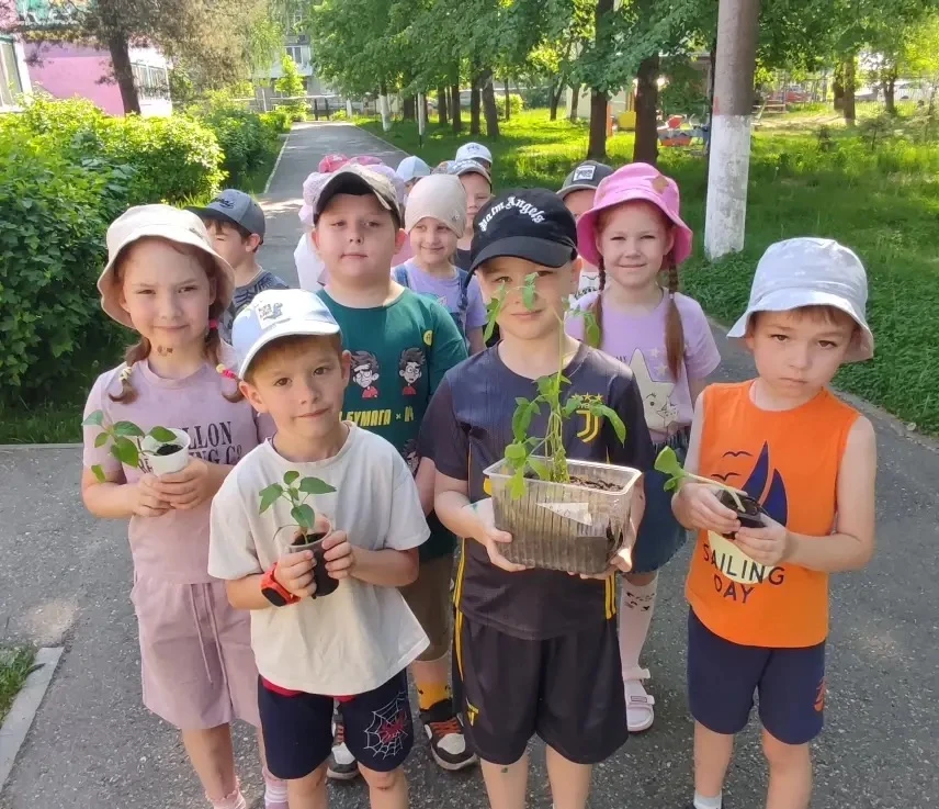 🌱 Наши будущие подготовишки — уже серьёзные огородники!
