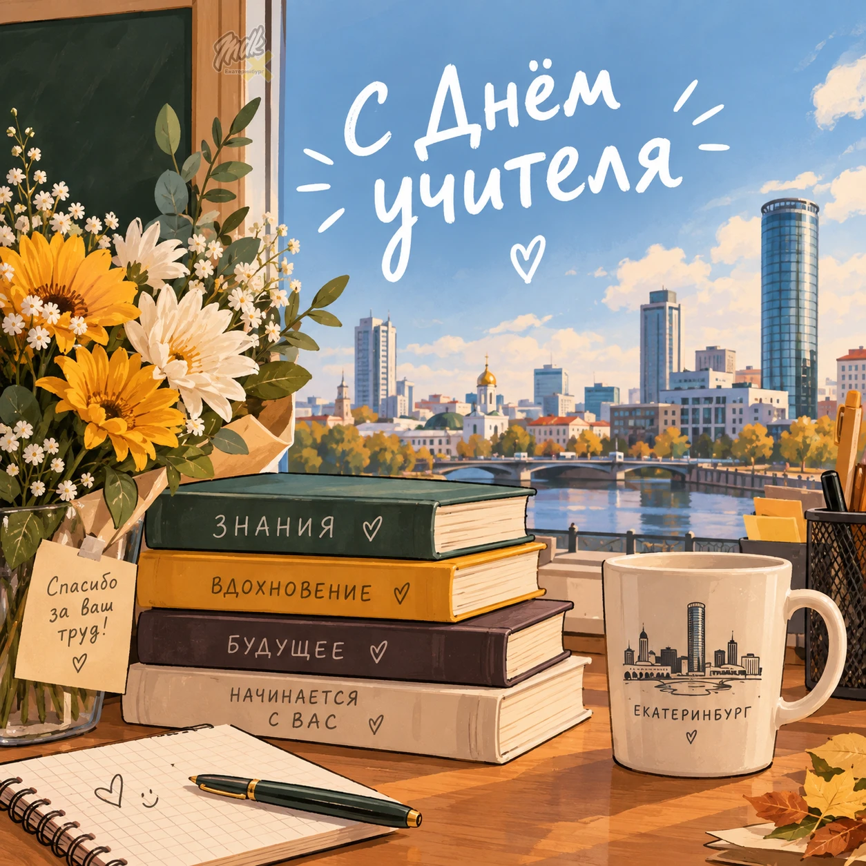🍎 С Днём учителя!