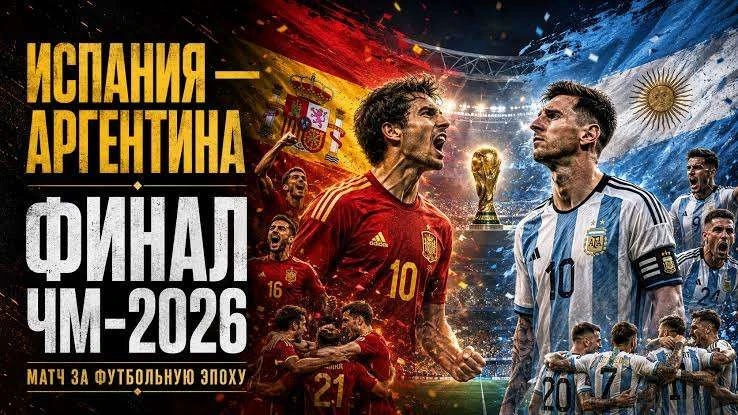 Чемпионат мира по футболу 2026.
Финальный матч чемпионата мира по футболу 2026 года состоится в воск