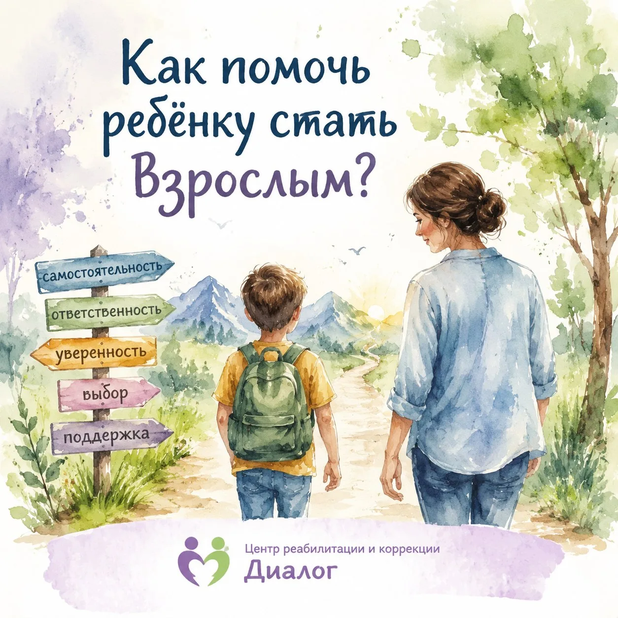 💪Как помочь ребёнку стать взрослым?