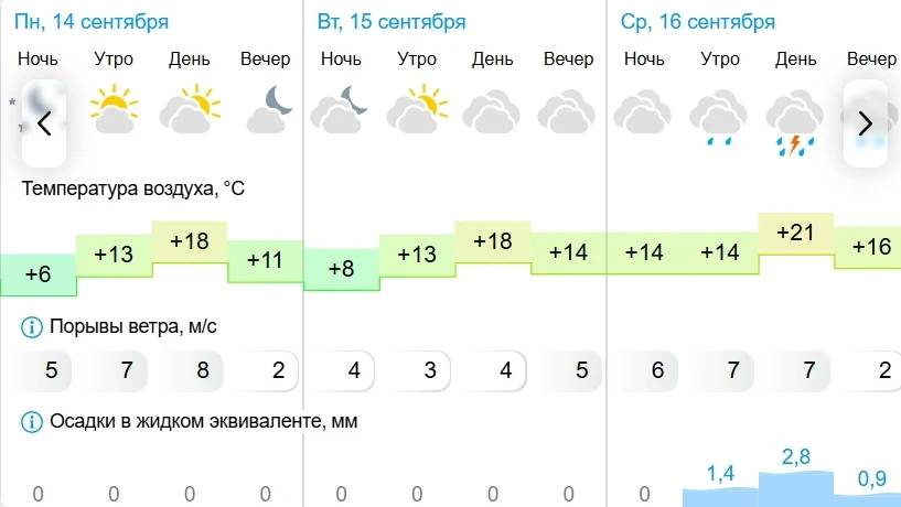 Погода в Альметьевске на 3 дня