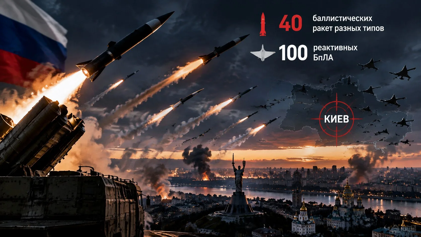 Россия готовит массированный удар баллистикой. Основной целью может стать Киев, — укр к...