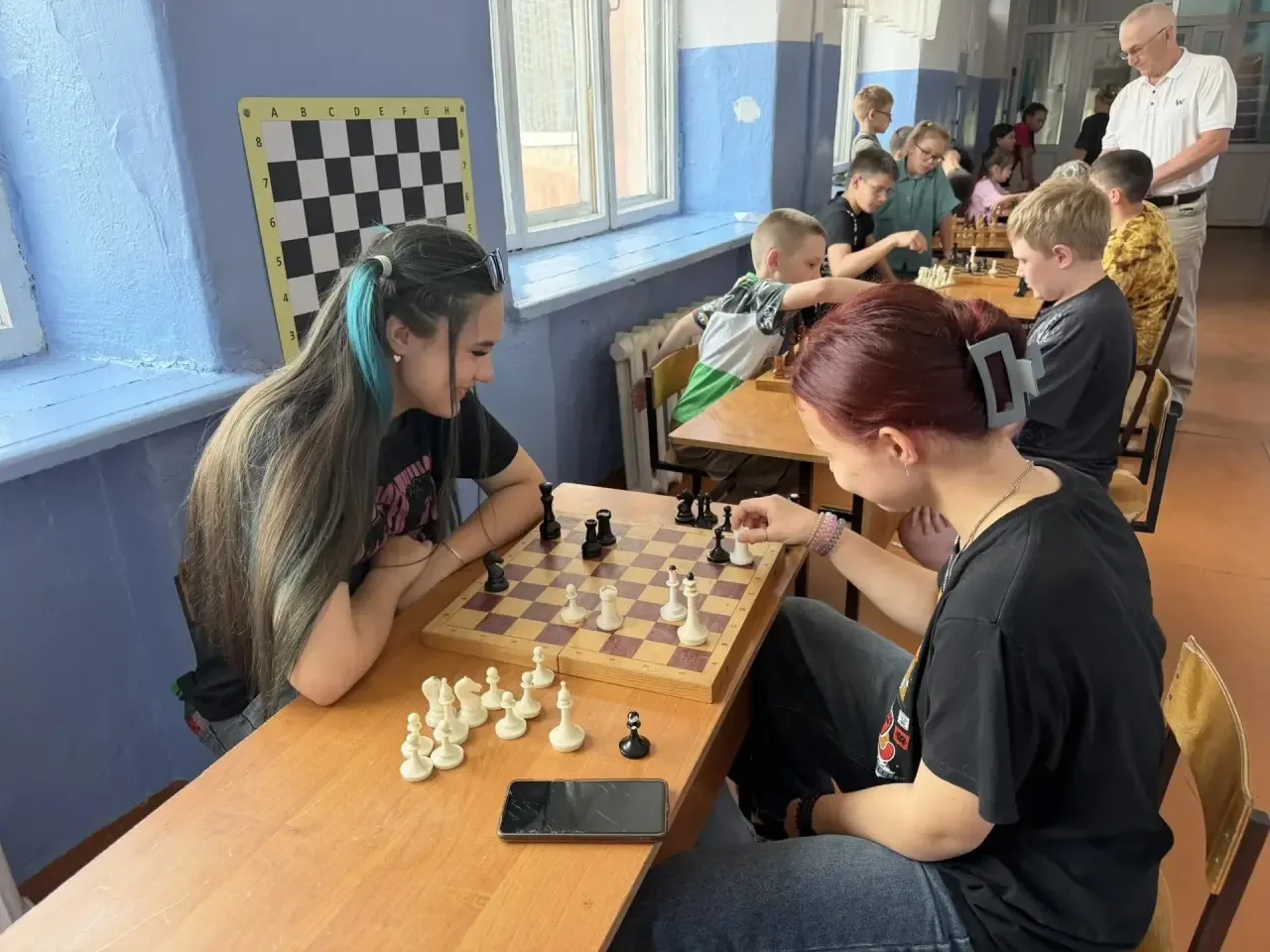 ♟️Шахматно-шашечный турнир ♟️
 
🫶🏻В пришкольном лагере прошел шахматно-шашечный турнир. В турнире 
