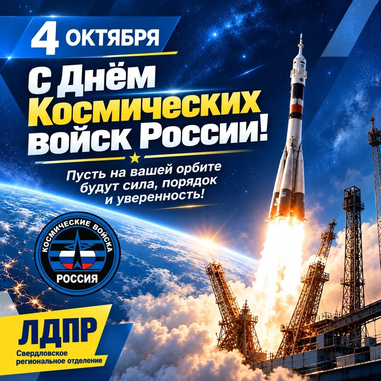 С Днём Космических войск! 🚀