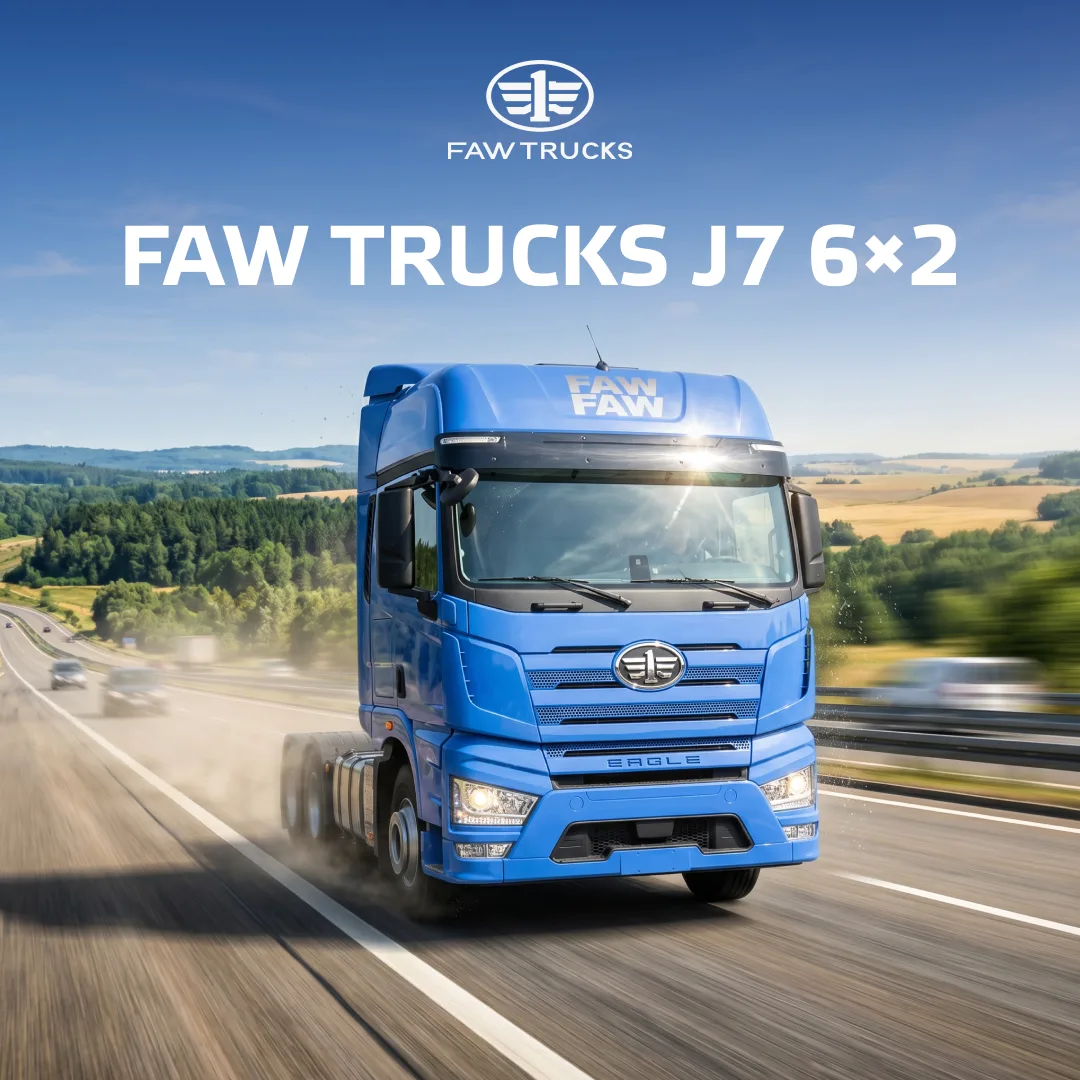 TRUCKS J7 6×2 – оптимальное решение для перевозчиков, которые работают на комбинированн...