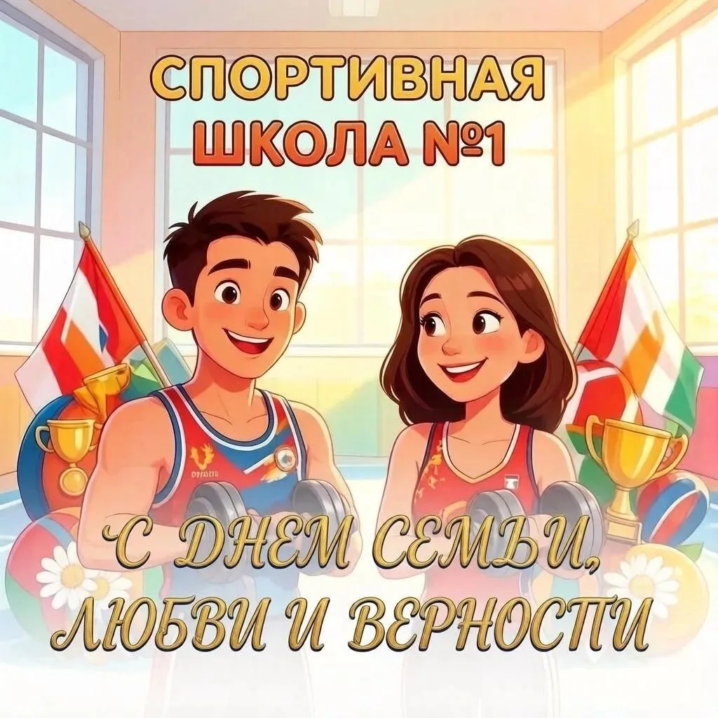 💐 День семьи, любви и верности — праздник, который объединяет! 
8 июля мы отмечаем День семьи, любв