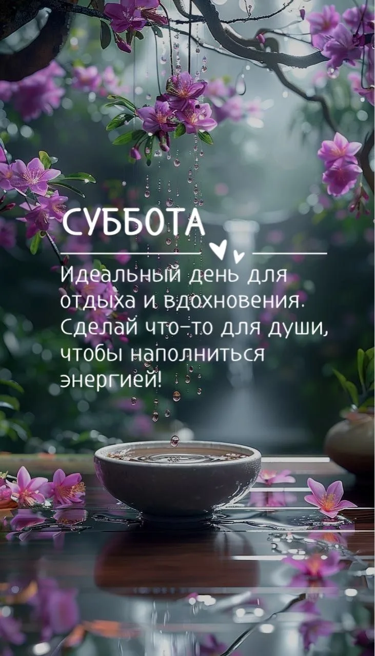 Дорогая группа!
Всем прекрасного субботнего утра и отличных выходных ❤️

Сегодня 
мы начинаем работа