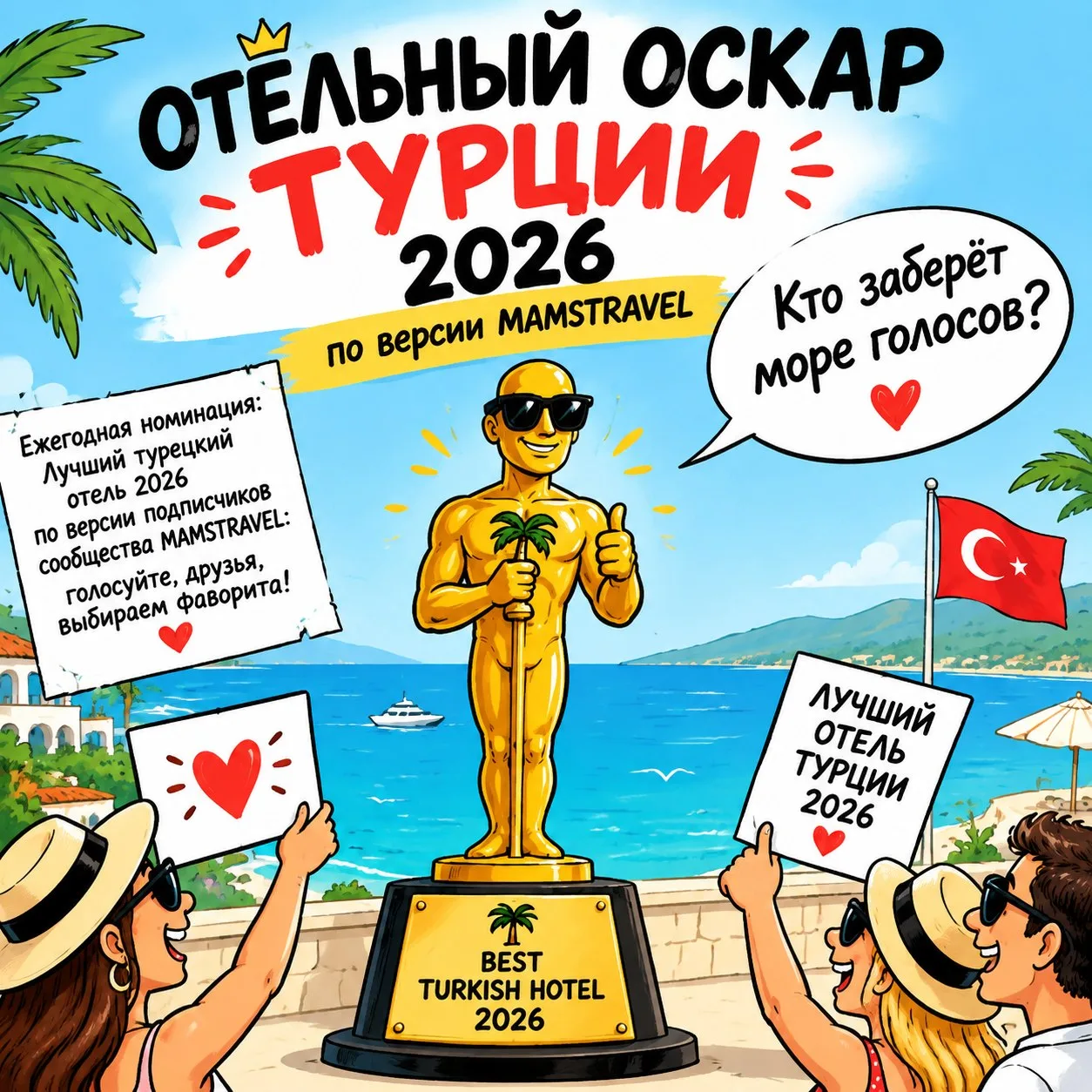 📊 Голосуем за  Лучший отель🏆 ТУРЦИИ сезона 2026!
