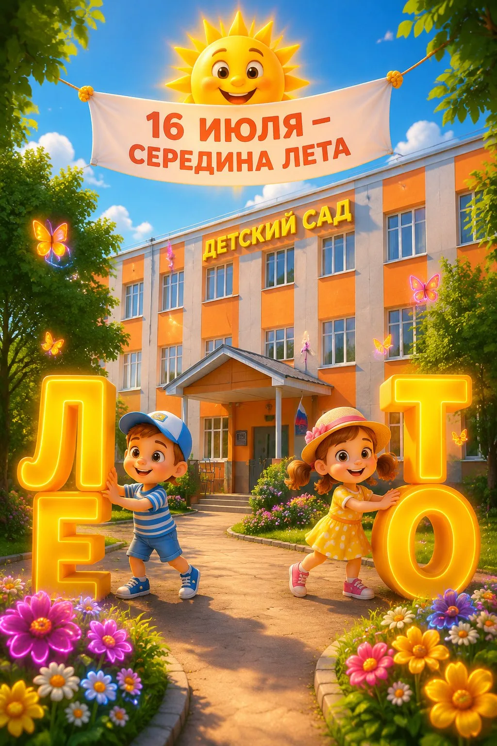 Середина лета: наш веселый экватор! 🌞
Сегодня 16 июля, а это значит, что мы с вами добрались до сам