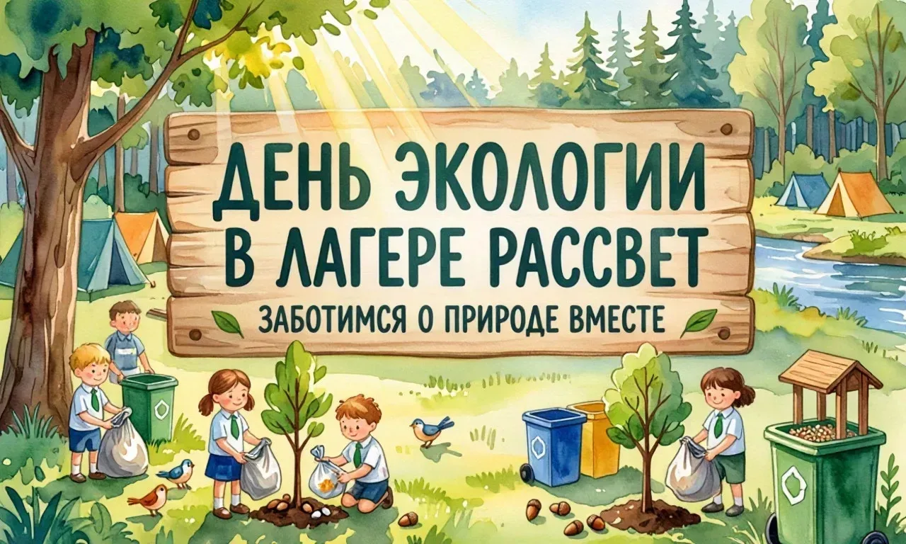 🌿 ДЕНЬ ЭКОЛОГИИ в «Рассвете»: мода, творчество и забота о природе.