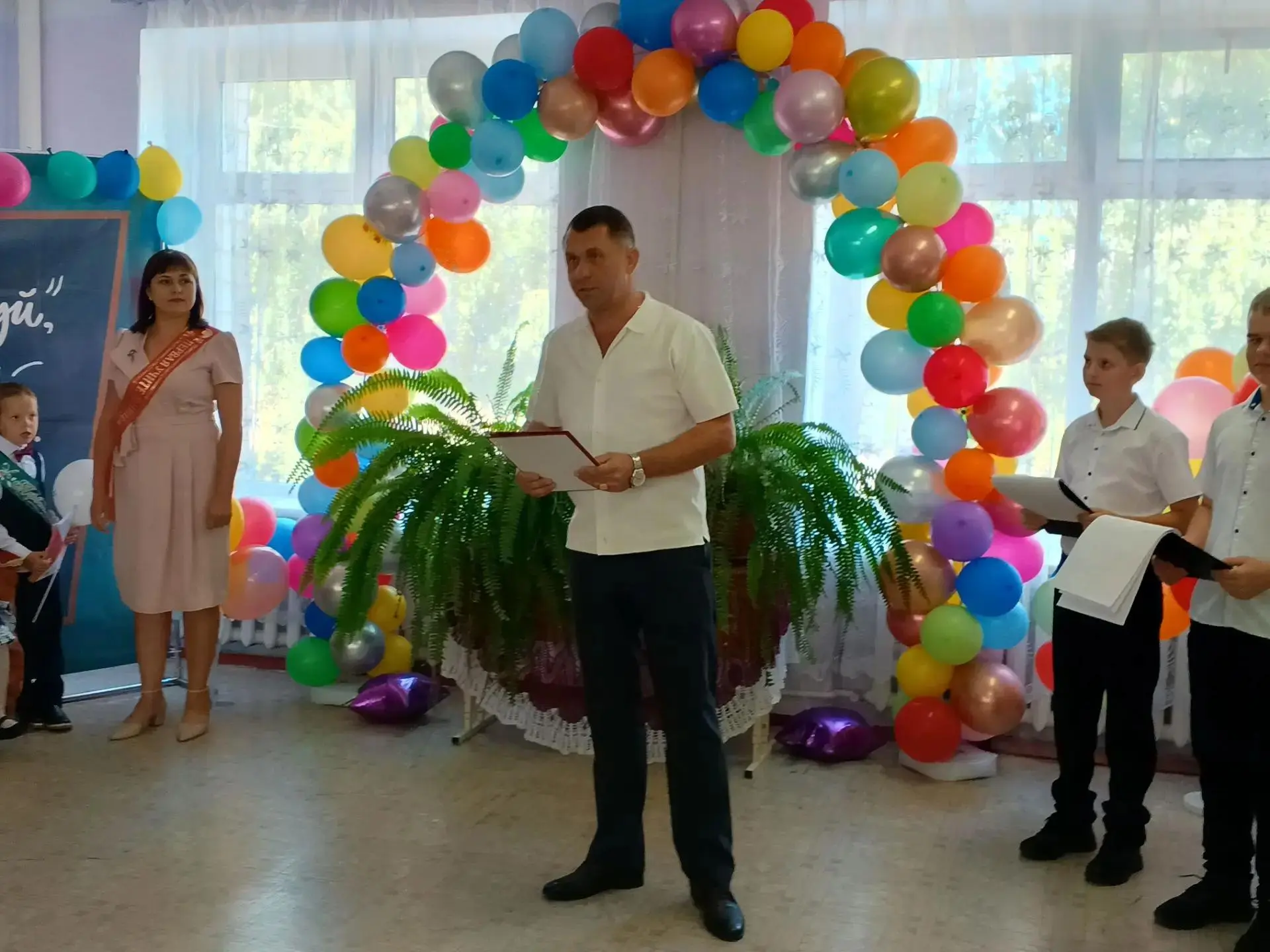 01.09.2026 г. на линейке, прошедшей в Ново-Павловской ООШ,  побывал Заведующий сектором...