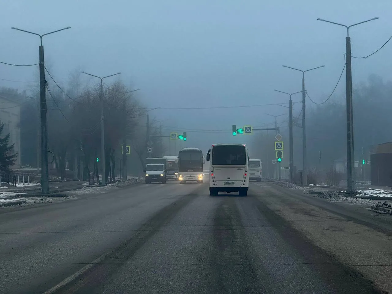 Свободный в тумане: город в новой атмосфере  Сегодня Свободный окутал густой туман, превратив привыч