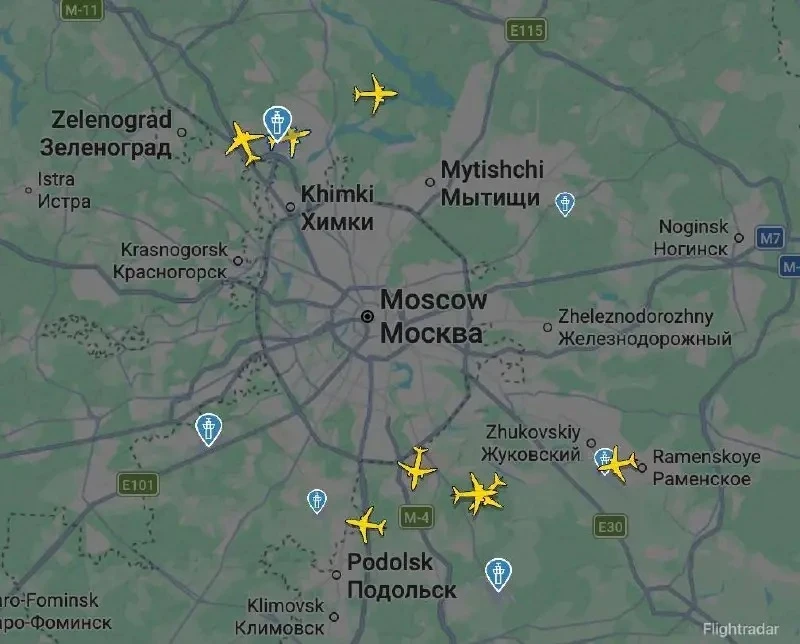 ❌ Небо над Москвой почти полностью закрыто