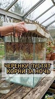 Черенки пустят корни за одну ночь : бабушкин способ.