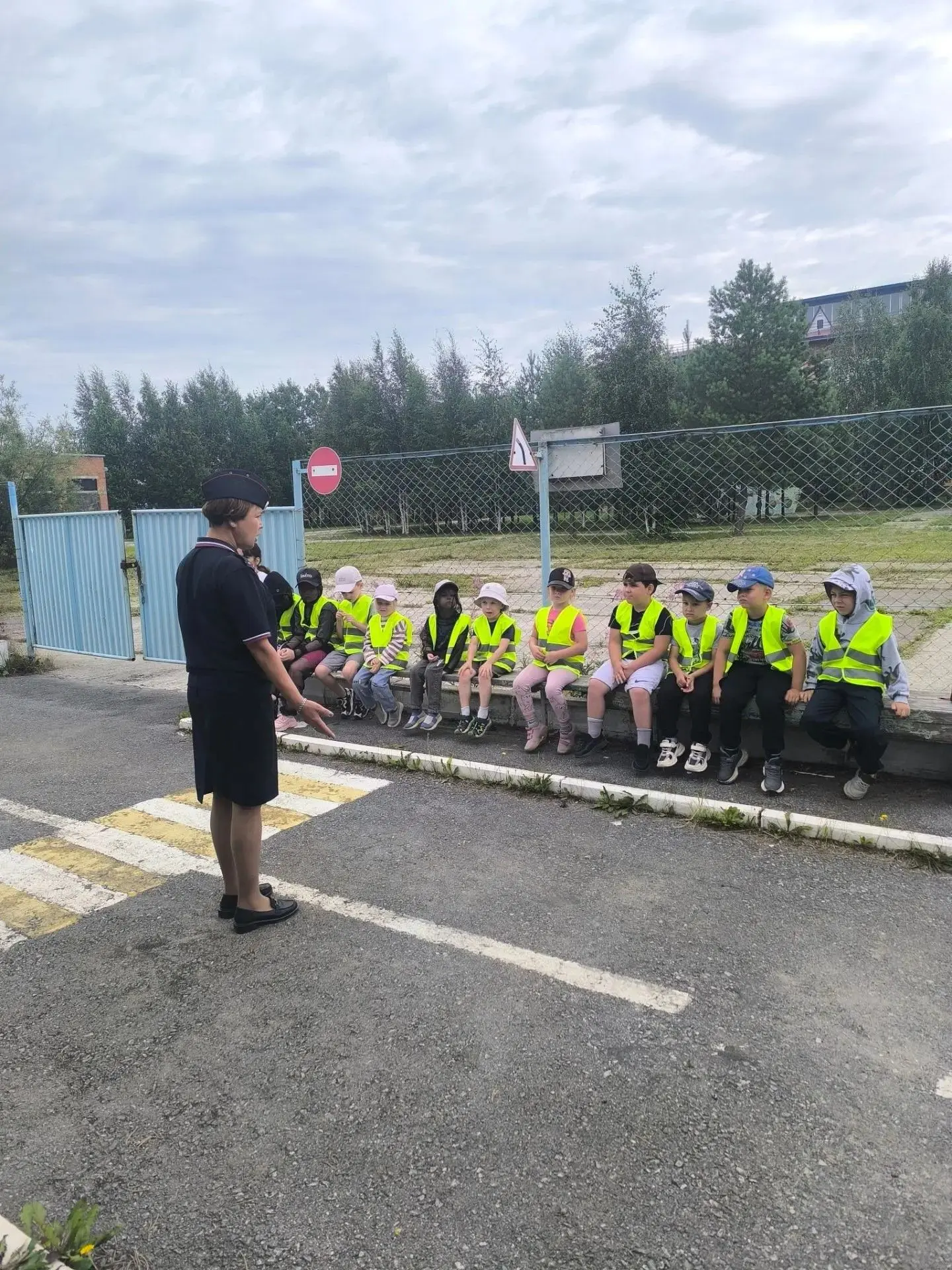 🚥В рамках мероприятий по профилактике ДТП дети старшего дошкольного возраста посетили автогородок.�