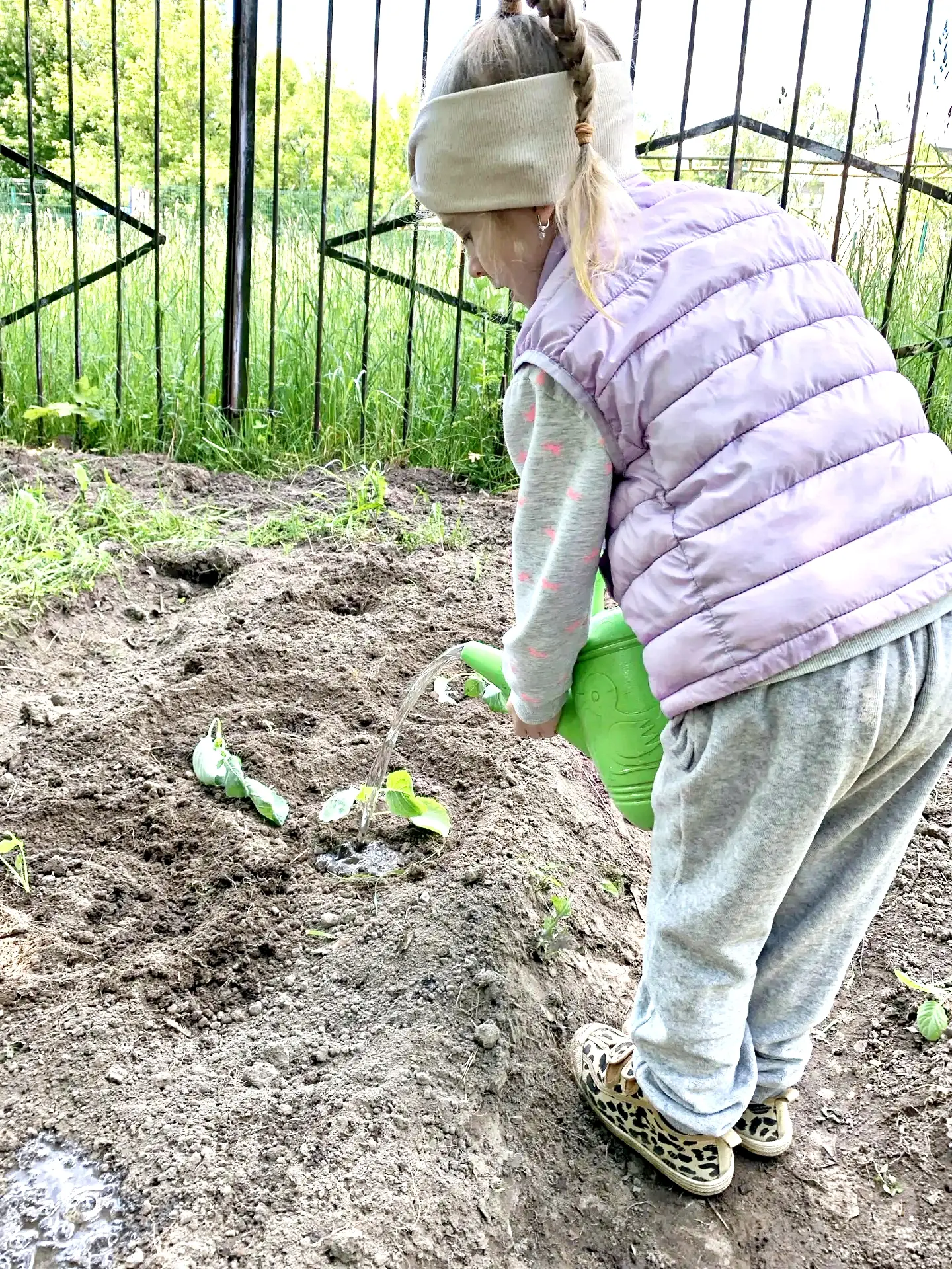 🏡В нашем детском саду наступило время огородных дел. Ребята с большим интересом участвуют в уходе з