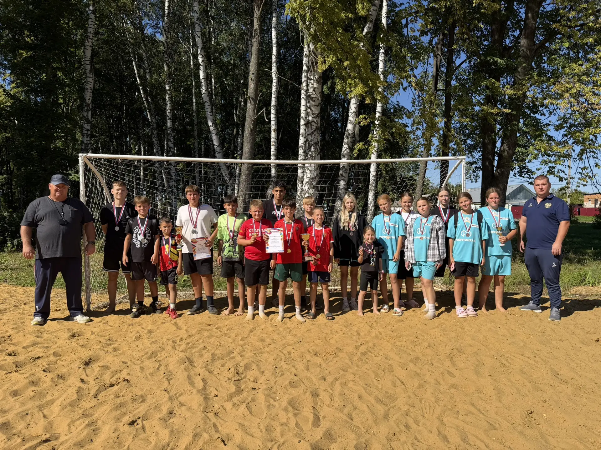 ⚽️Итоги первенства по пляжному футболу 🏖️