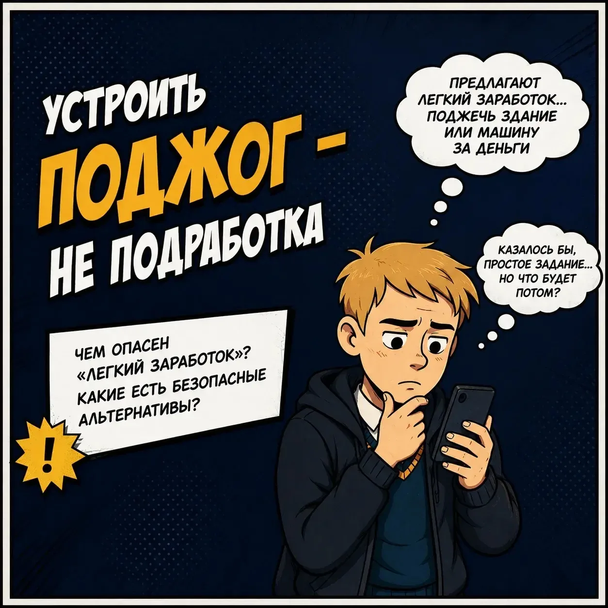 ⚠️ «Легкие деньги» могут обернуться уголовной ответственностью.