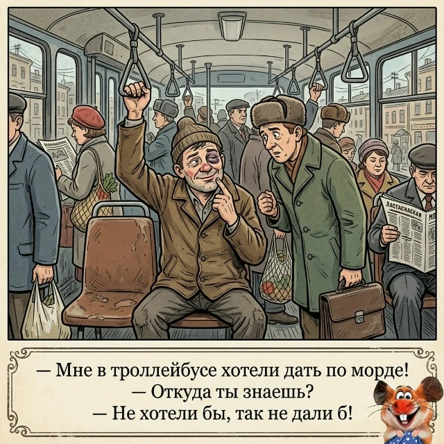 Анекдотик для бодрого настроения!