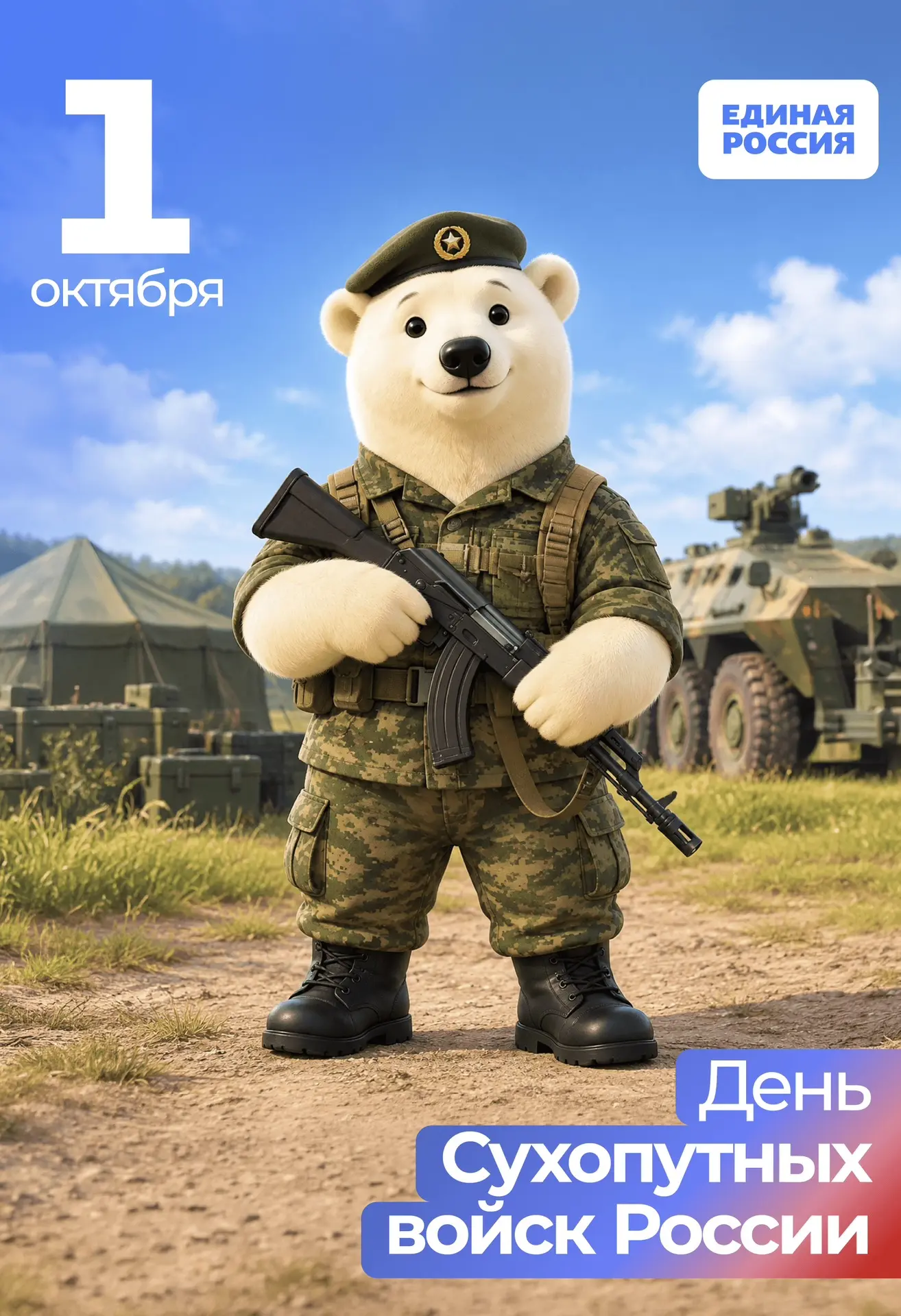 1 октября — День Сухопутных войск России! 🇷🇺