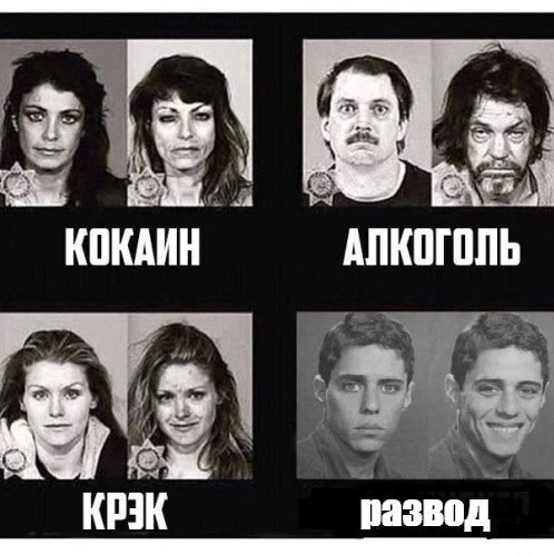 😨 Россия оказалась в тройке мировых лидеров по разводам