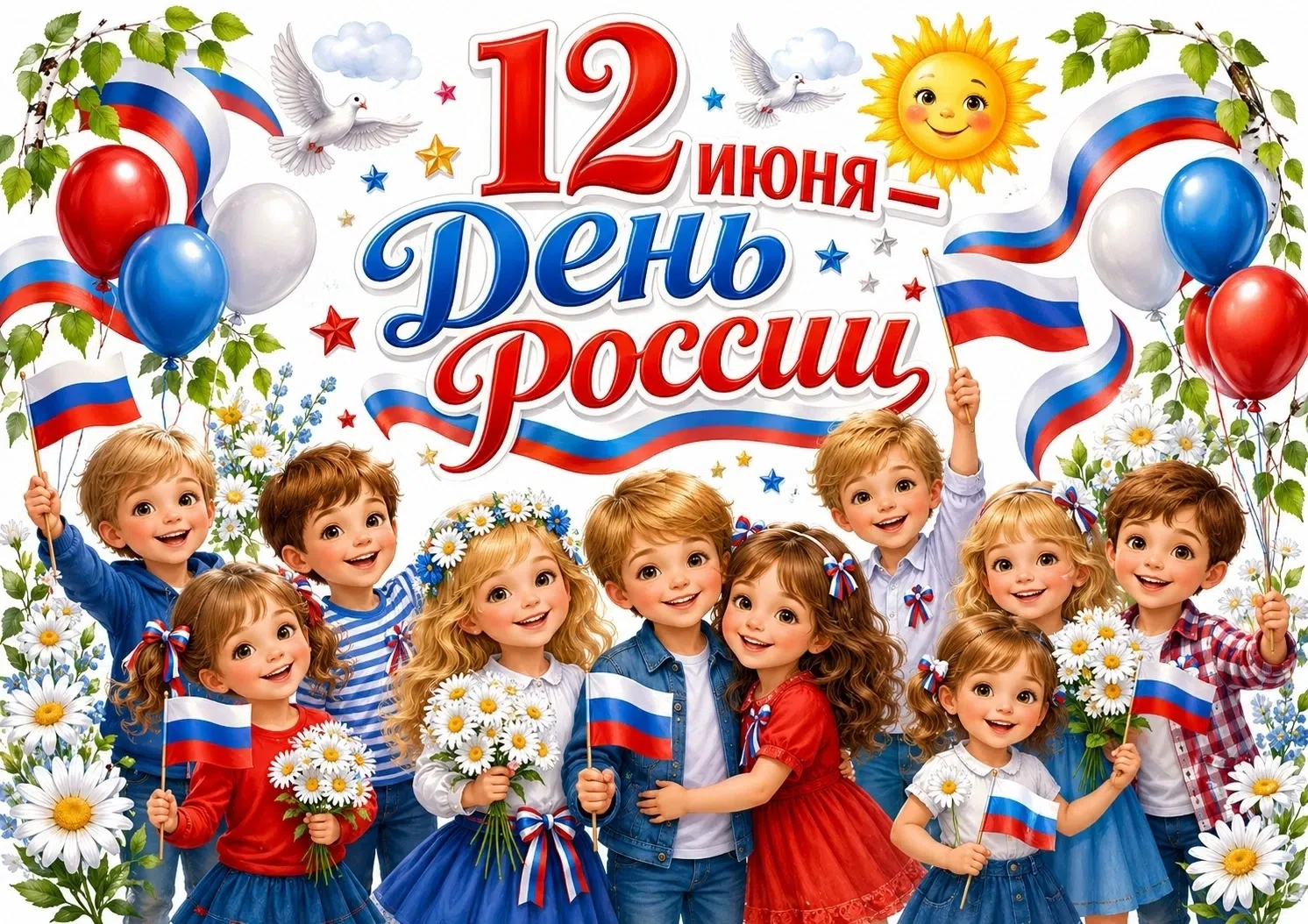 🇷🇺 С ЛЮБОВЬЮ К РОДИНЕ! 🇷🇺

В преддверии Дня России наша школа превратилась в настоящий центр пат