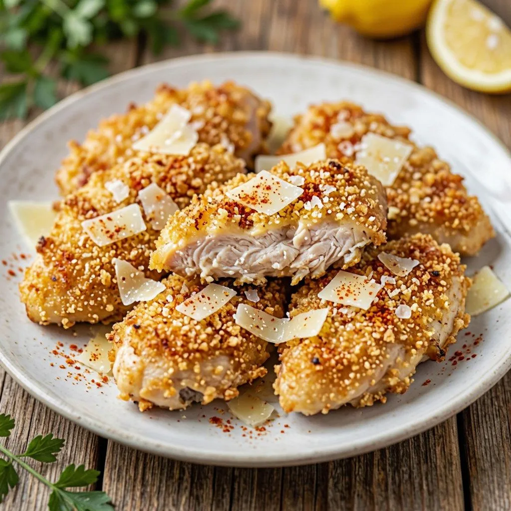 🍗 Куриные медальоны с пармезаном в аэрогриле