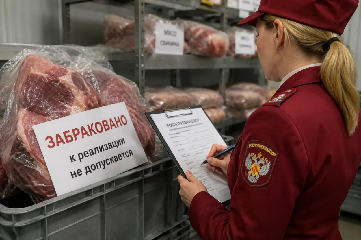 ⭕ Роспотребнадзор забраковал более 3 тонн мяса в Свердловской области за полгода