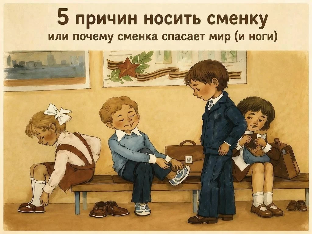 👟 5 причин носить сменку (спасает мир и твои ноги)