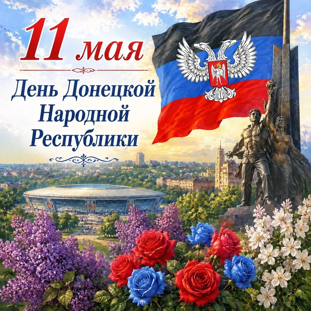🇷🇺 11 мая — День Донецкой Народной Республики  11 мая считается памятной датой для Донецкая Народная