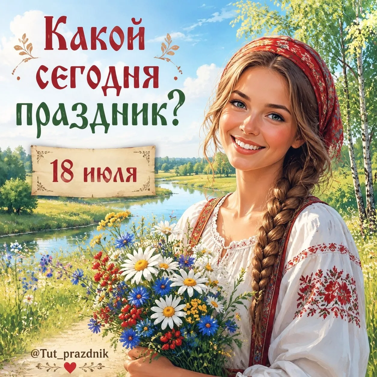 🗓  18 июля – отмечается 16 праздников.