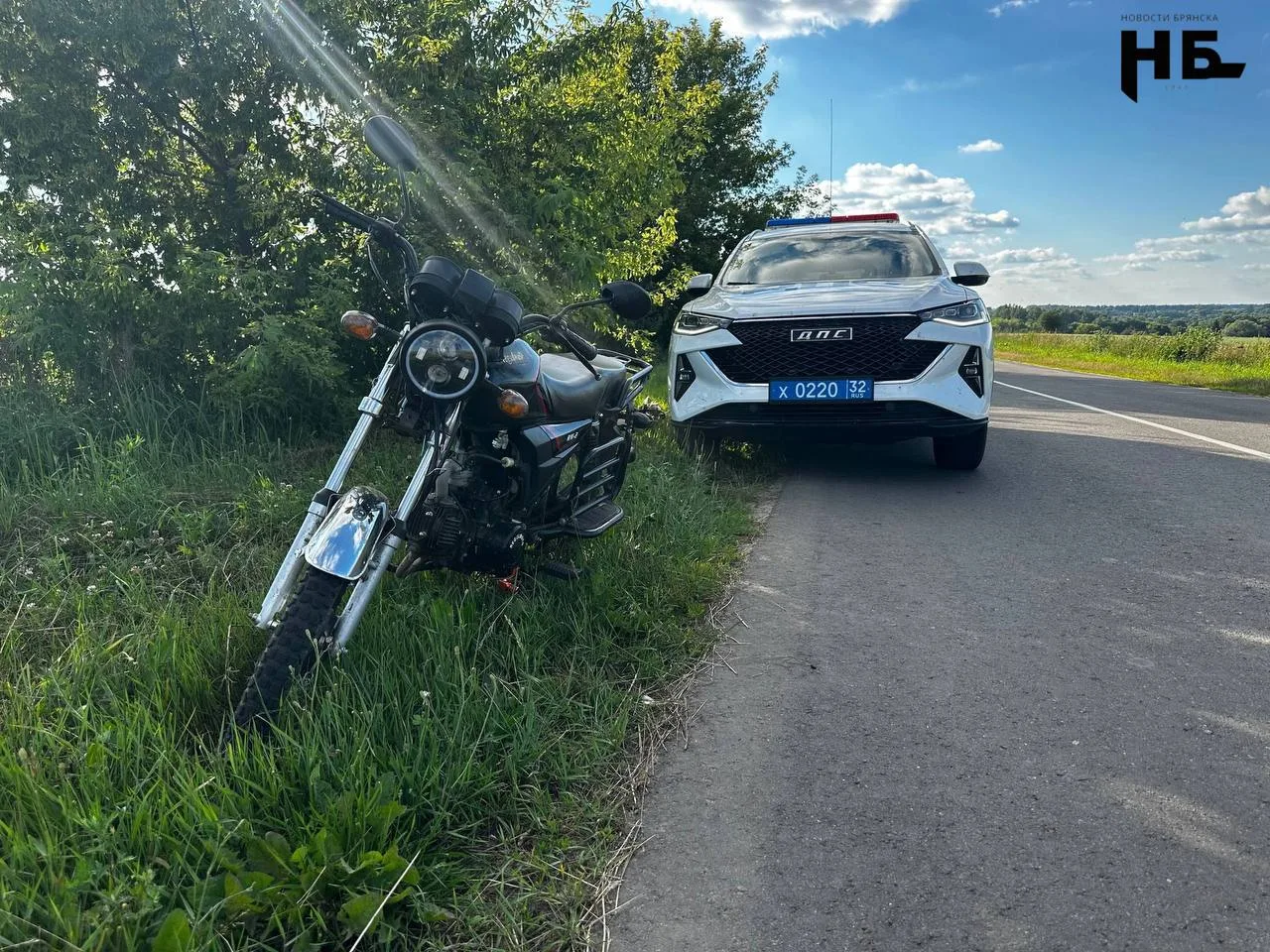 🏍 В Карачевском районе подростка без прав поймали за рулём мопеда