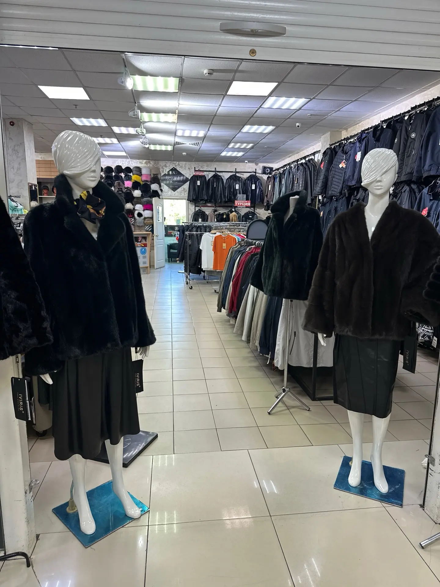 Новые поступления шубок.
