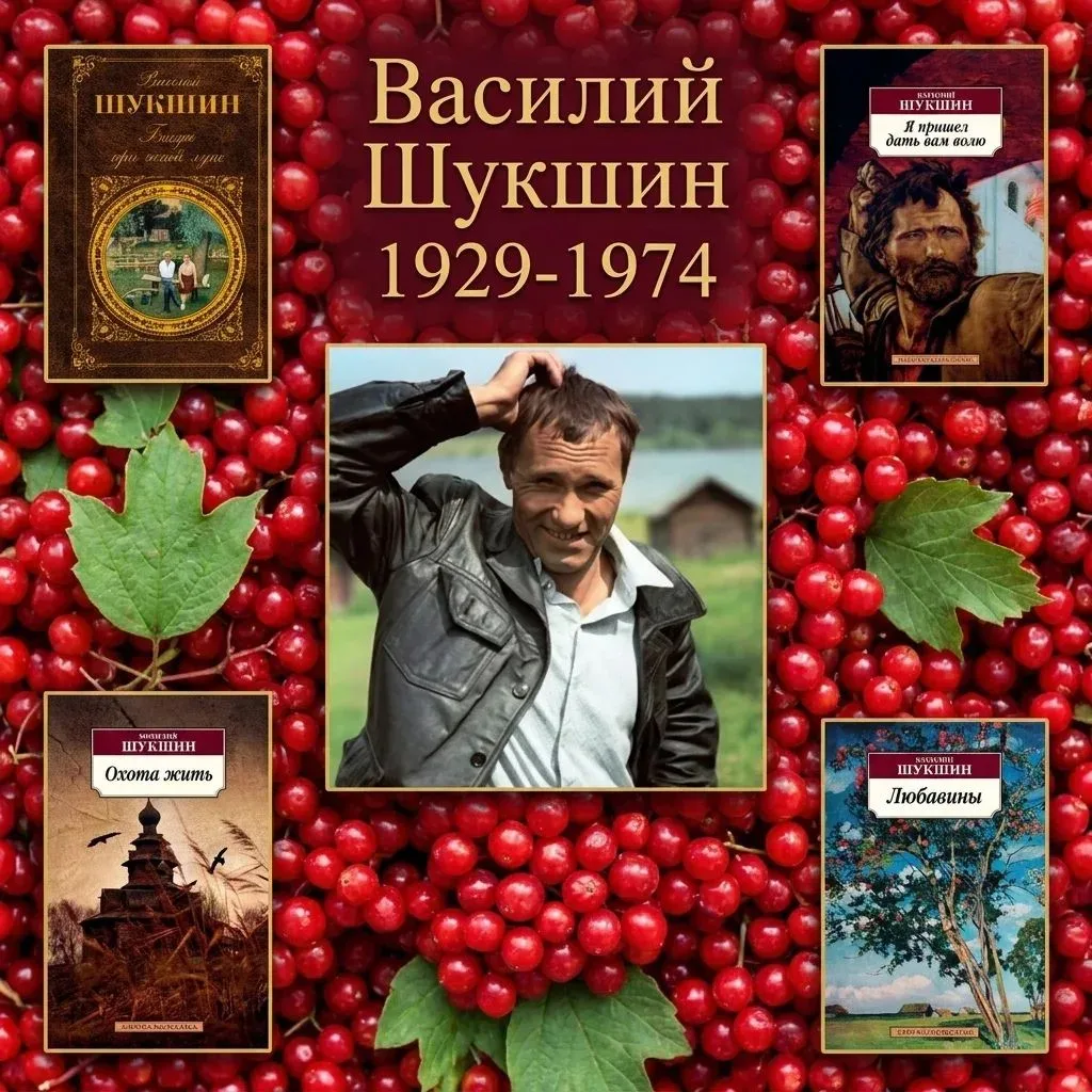 ✍️«Василий Шукшин: писатель, режиссёр, актёр».

25 июля 2026 году исполняется 97 лет со дня рождения