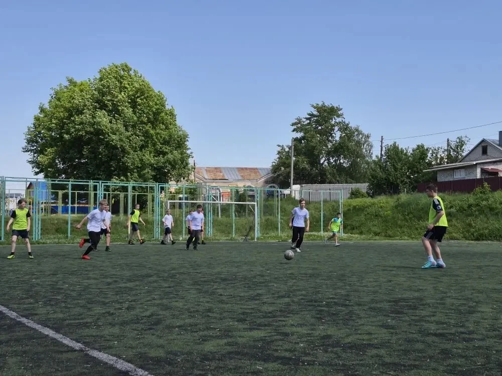 ⚽️Турнир по мини-футболу «Кожаный мяч-Школьная футбольная лига»    Сегодня на базе МБОУ «Уваровщинск