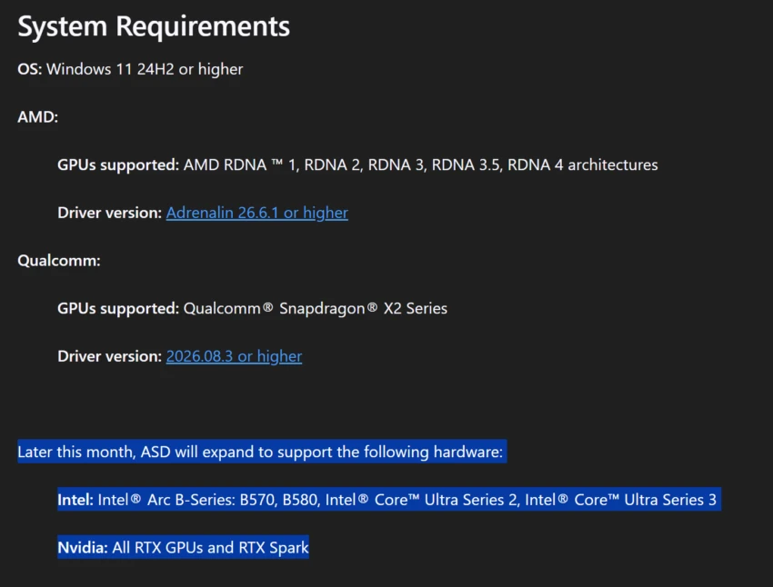 Microsoft добавит Advanced Shader Delivery на все RTX.