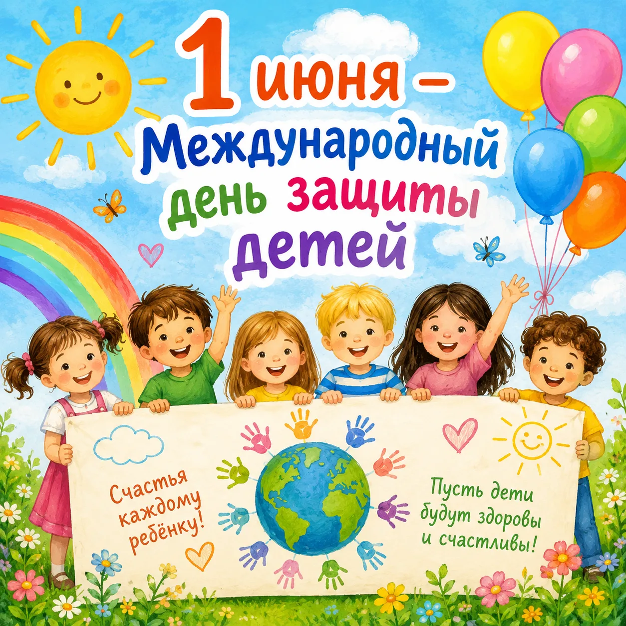 🌼 1 июня - Международный день защиты детей! 🌼