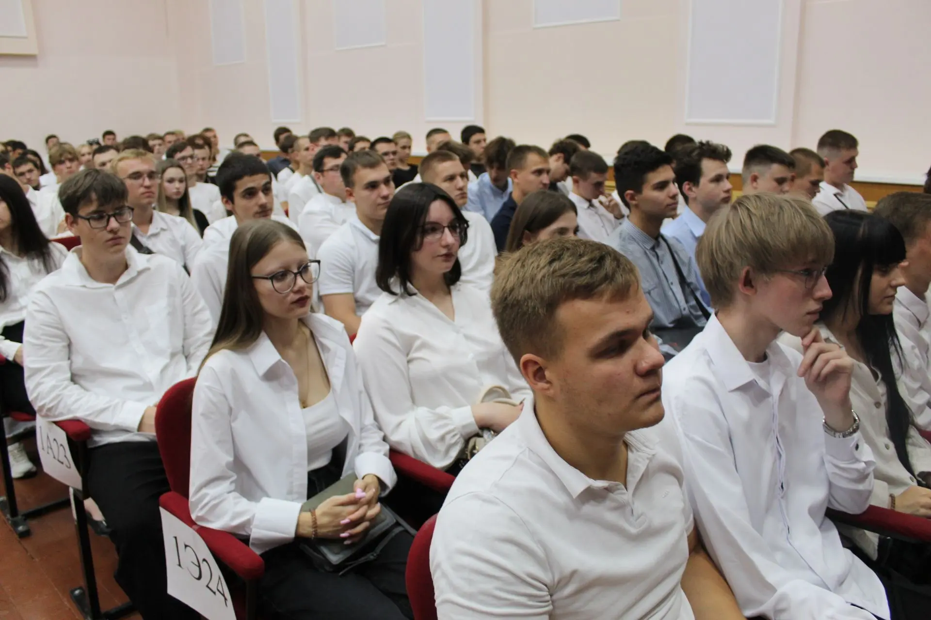 В День знаний Врип Главы города Евгений Чирков посетил Нововоронежский политехнический ...