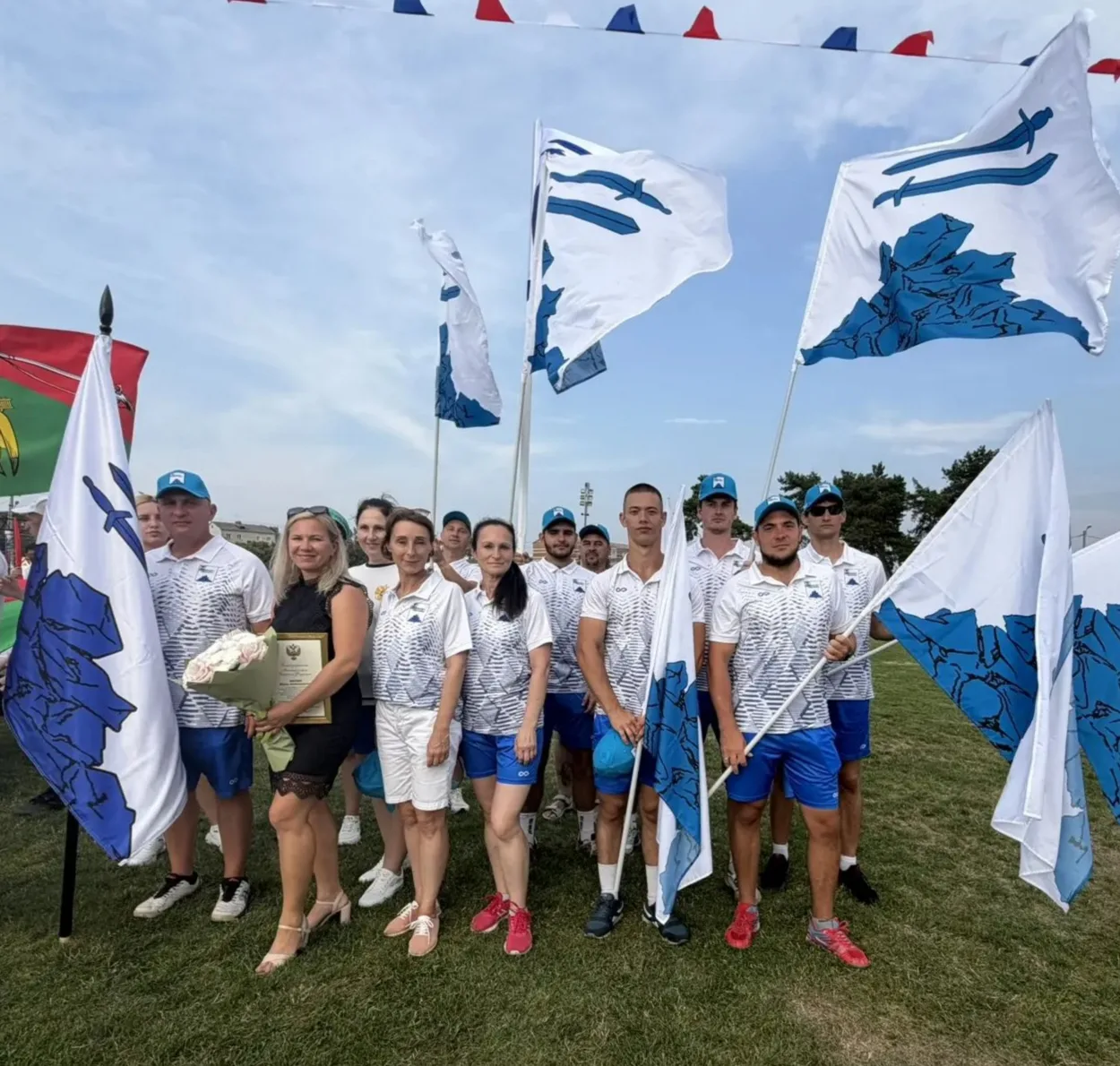 🏆Яковлевский округ на Пятом летнем параде физкультурников: энергия, сила и командный дух!