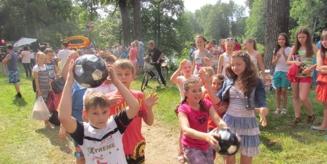 2 июня в парке п. Хорлово заработала спортивно-игровая площадка "Парк для Вас - спортив...