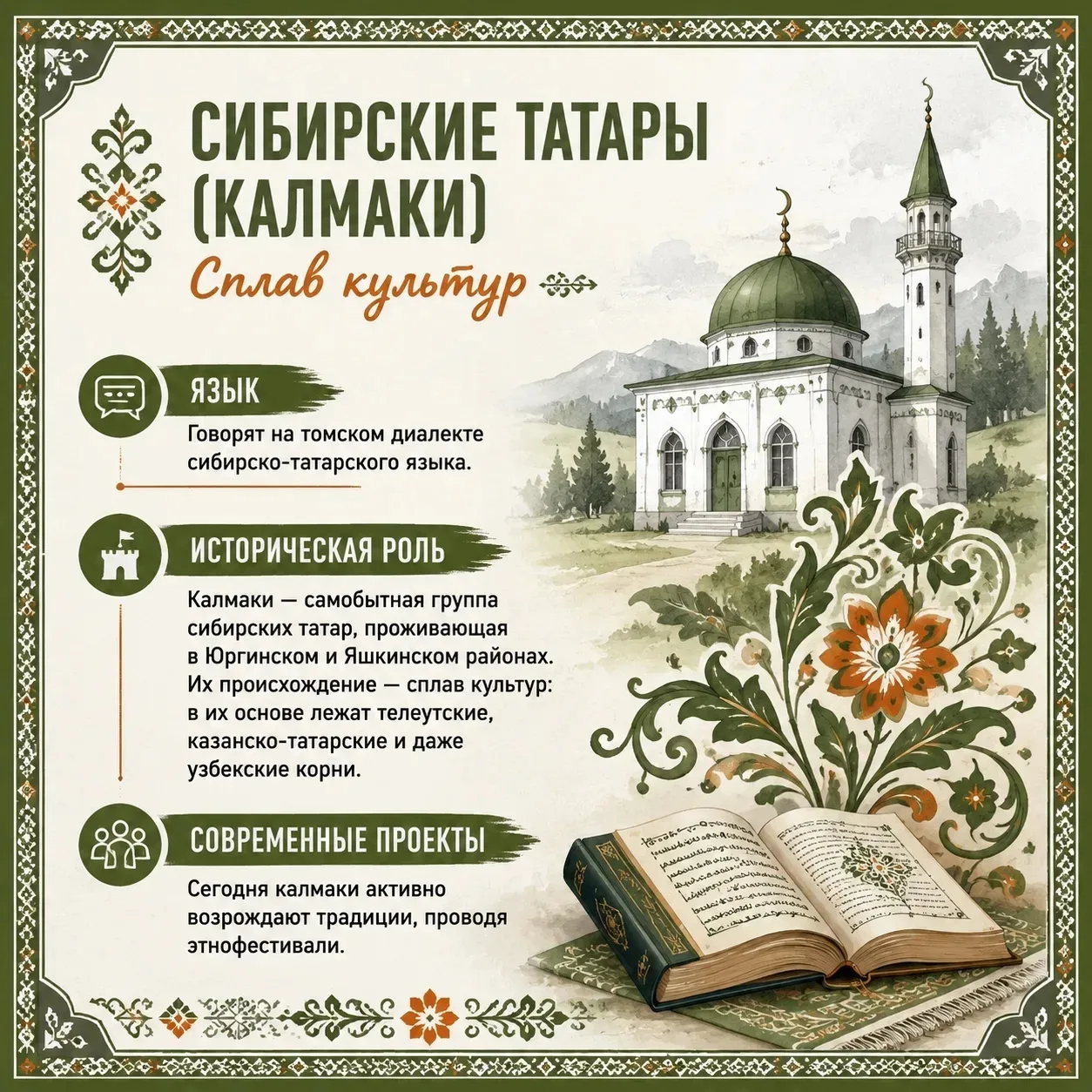Рассказываем о народах нашей малой Родины.  «Сила России – внутри нас самих, она внутри нашего народ