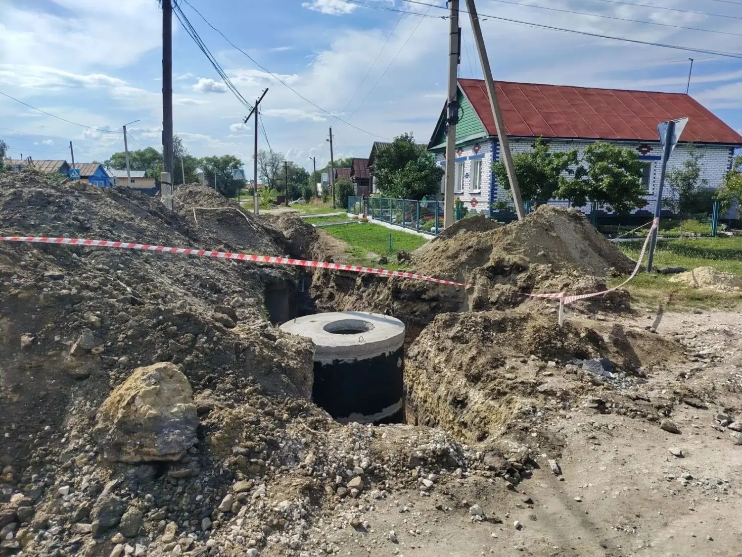 В селе Никольское Кузнецкого района завершается важный этап: капитальный ремонт водопровода выходит 