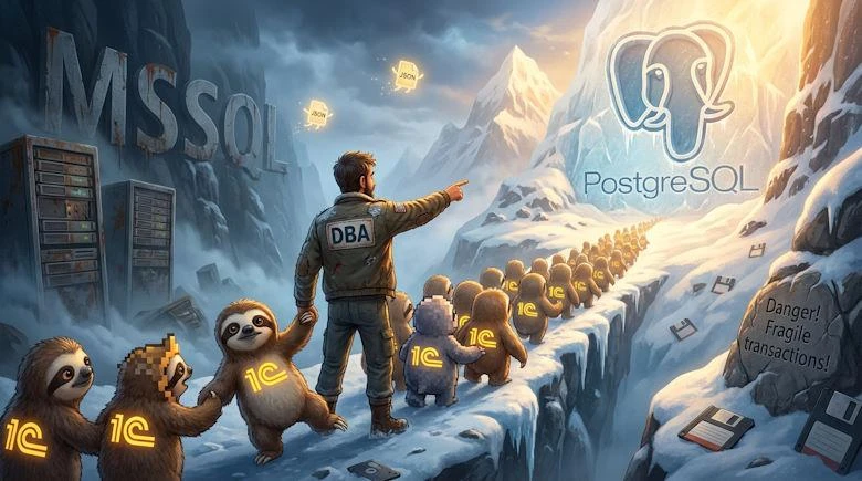 Как перевести 40 распределенных баз 1С из MSSQL в PostgreSQL