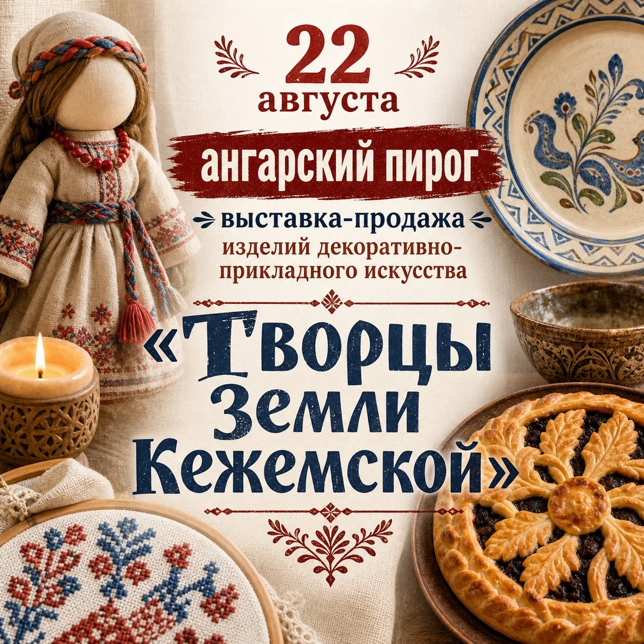 🎉🥧22 августа — праздник, которого ждут многие жители: «Ангарский пирог».
