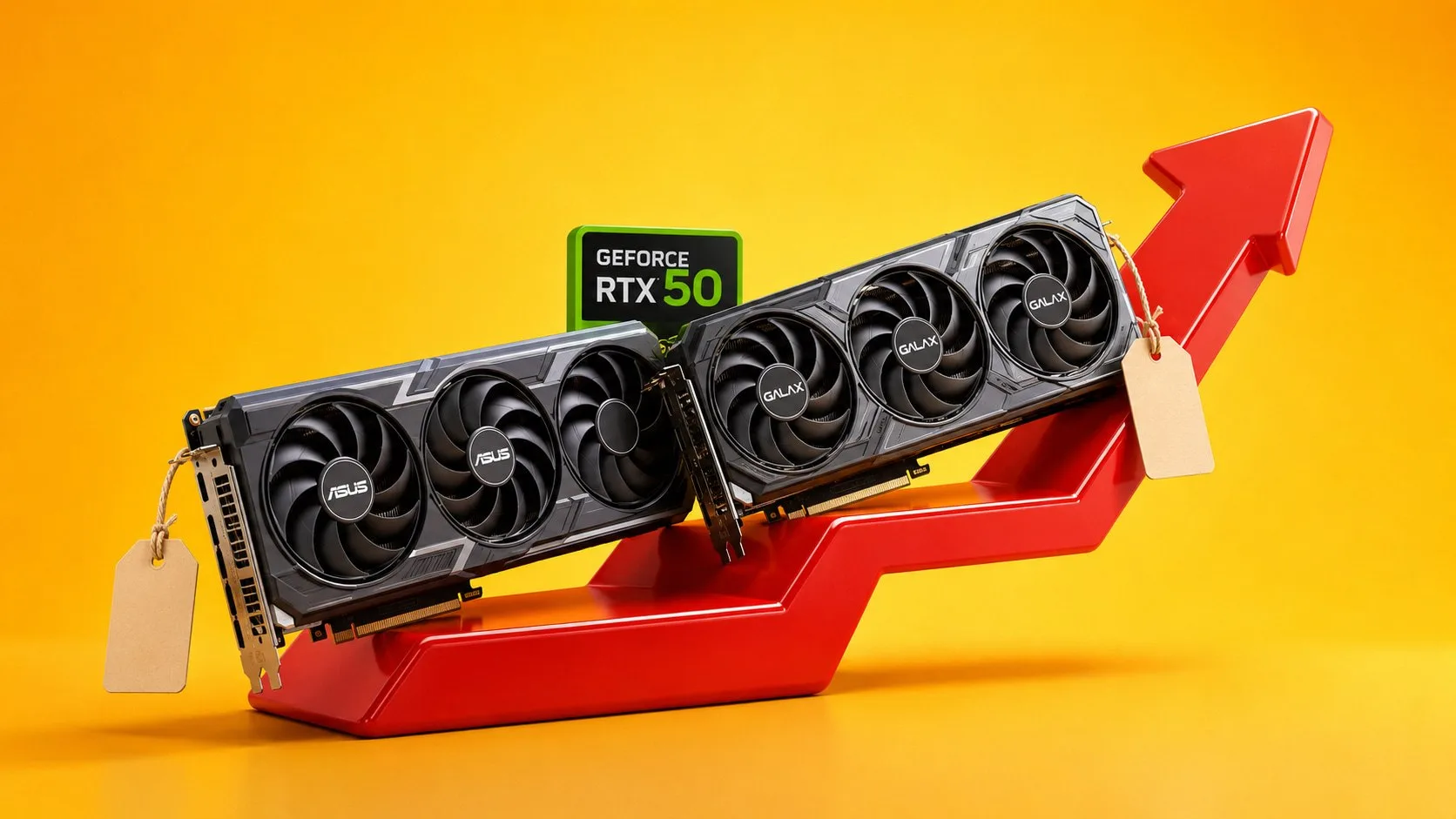 💰 ASUS и GALAX снова повысили цены на RTX 50